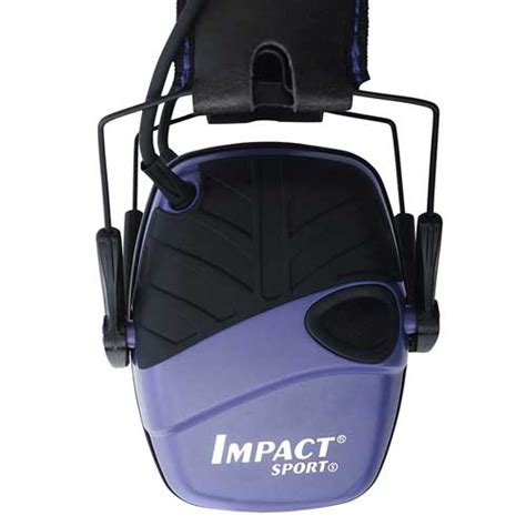 Honeywell Impact Sport Sound Amplification Earmuff, Purple - R-02522