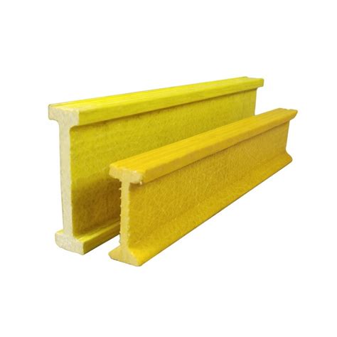 Pultruded Structural Fiberglass Reinforced Plastic I Beams GRP FRP I