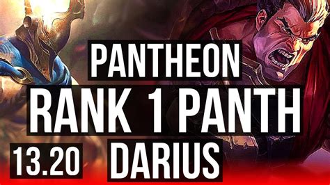 Panth Vs Darius Top Rank Panth Games Br Challenger