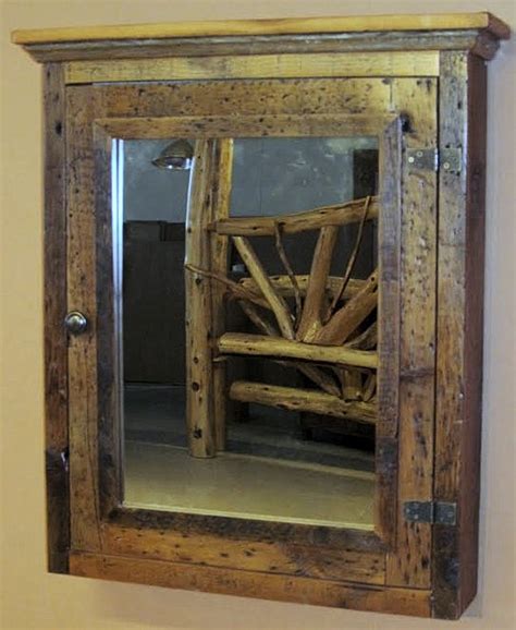 Rustic Bathroom Mirror Cabinet Semis Online