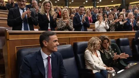 Siga En Directo El Debate De Investidura De Pedro Sánchez El Congreso