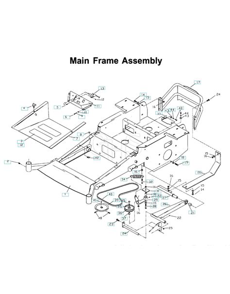 Husqvarna Zth Kaa Chassis Frame Ghs