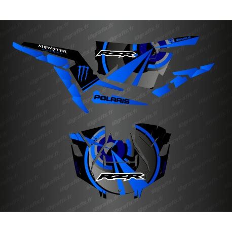 Kit Decoration Optic Edition Blue IDgrafix Polaris RZR 1000 Tu