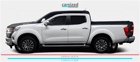 Dimensions Nissan Navara 2014 Present Vs RAM 1500 2018 Present