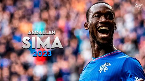 Abdallah Sima Amazing Skills Assists Goals Rangers Hd Youtube