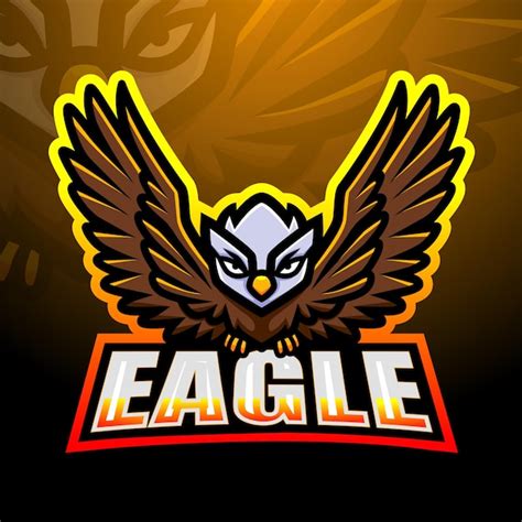 Premium Vector Eagle Mascot Esport Illustration