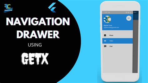 Navigation Drawer In Flutter Using Getx Flutter Getx Youtube