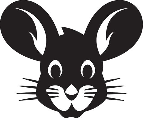 Premium Vector Noir Detailing Vector Black Mouseelegant Whiskers