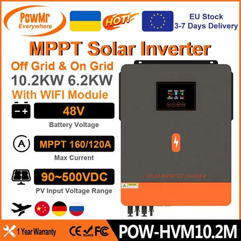 Hybrydowy Inwerter S Oneczny 10 2 KW 6 2 KW Z Funkcj Sieciowy I Siatki