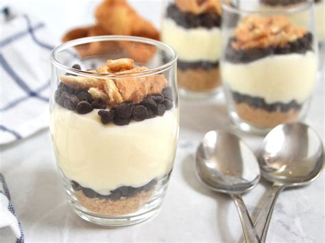 Traditional Cannoli Parfaits Golden Cannoli Shells Company