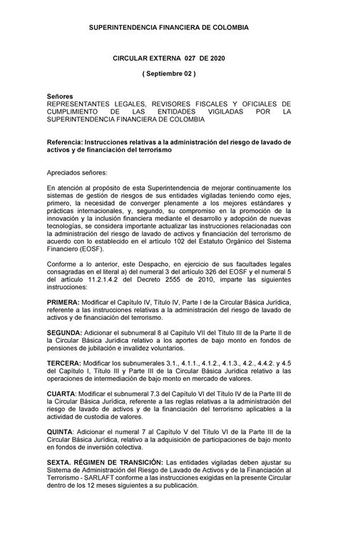 Anexo 1 Circular 027 De 2 Elaboración Del Presupuesto Para El Manejo