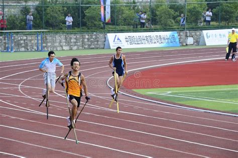 Sports Meethigh Leg Gamesstilt Games Editorial Photo Image Of High