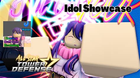 All Star Tower Defense Showcases Idol Oshi No Ko Ai Hoshino [roblox Astd] Youtube