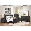 Traditional Dark Brown 3 Piece Queen Bedroom Set Catawba RC Willey