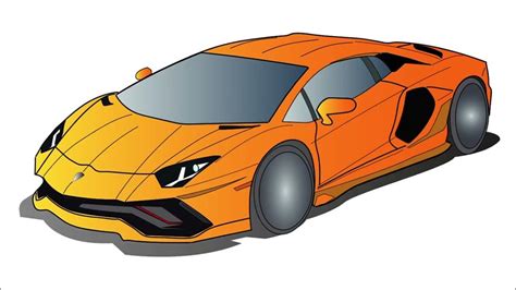 How To Draw Lamborghini Aventador Gt Evo Liberty Walk Drawing Lambo