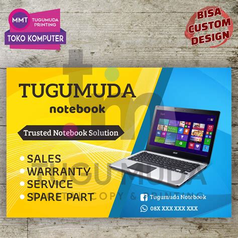 Jual Cetak Spanduk Banner Mmt Toko Komputer Software Hardware