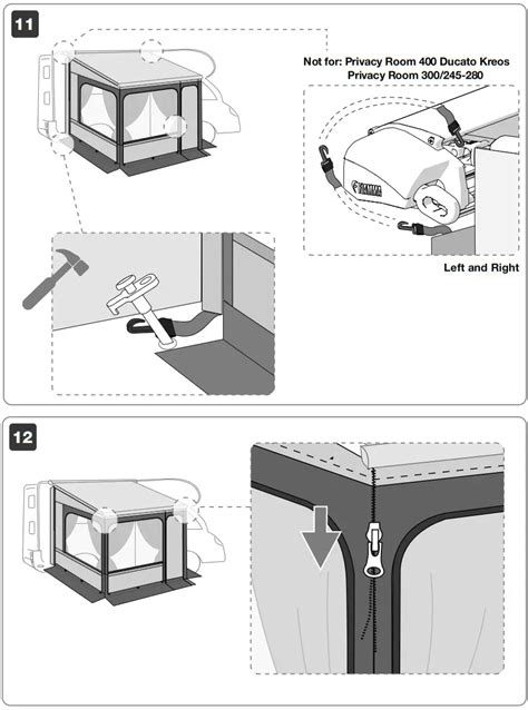 Fiamma F S Awning Enclosure Instruction Manual