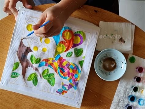 Batik Colouring Stock Photo By Weewendy Photodune
