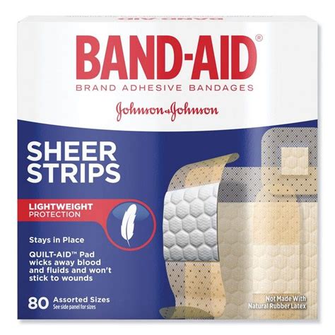 Band Aid Tru Stay Sheer Strips Adhesive Bandages