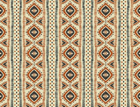 Ikat African Tribal Traditional Pattern Graphic By Parinya Maneenate