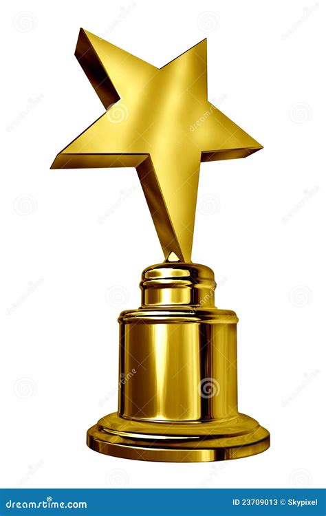 Star Award On Red Curtains Stock Photography | CartoonDealer.com #23709008