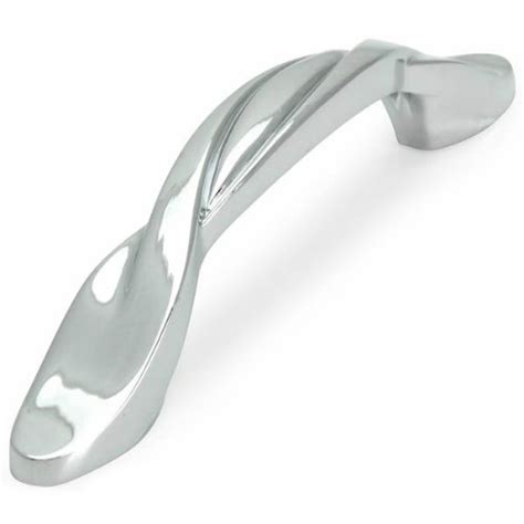 Cosmas 9009ch Polished Chrome Twist Cabinet Pull Cosmas