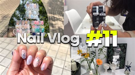 앤유네일 Nail Vlog 이달의아트 네일샵언박싱 네일시술영상 셀프네일 네일샵인테리어 출근브이로그 30대자영업