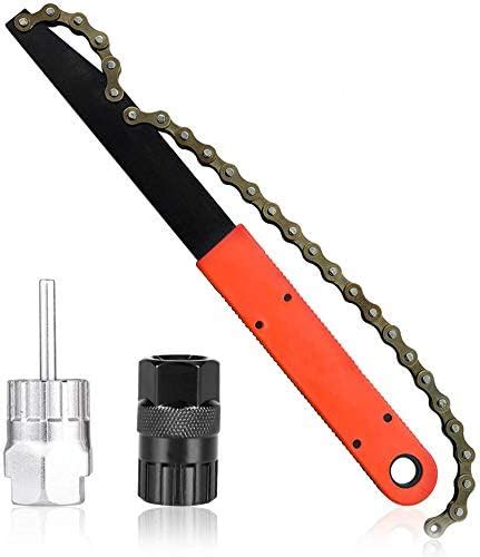 TBoonor Fahrrad Kettenpeitsche Ritzelabnehmer Cassette Lockring Tool