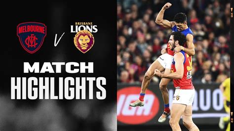 Melbourne V Brisbane Lions Highlights Semi Finals 2022 Afl