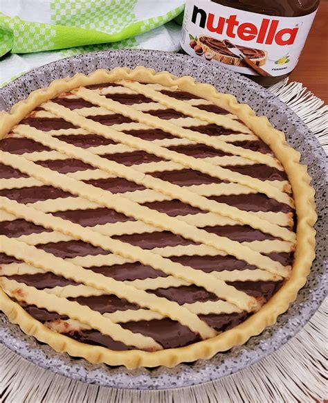 Crostata Con Nutella E Crema Crostata Con Nutella E Crema