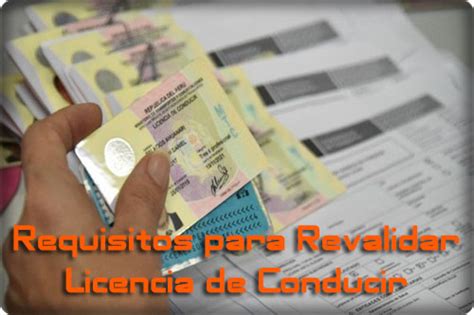 Requisitos Para SACAR O REVALIDAR Licencia De Conducir