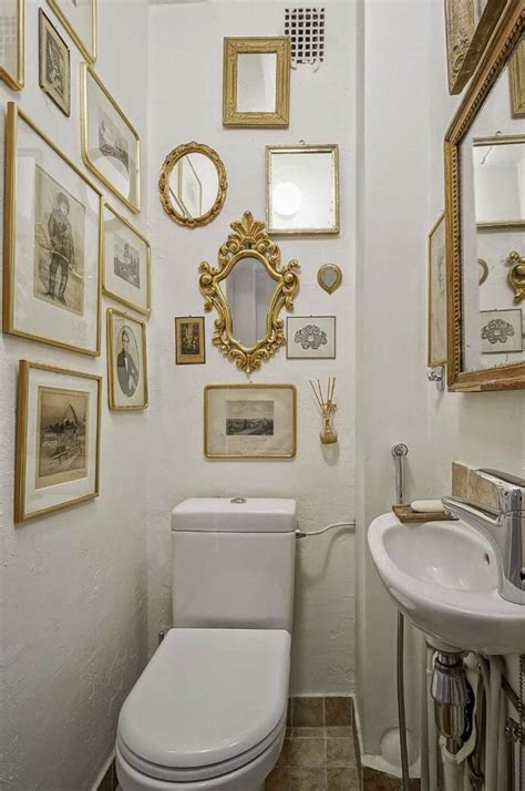 Crazy And Beautiful Tiny Powder Room With Color And Tile 03 Tiny Powder Rooms Powder Room