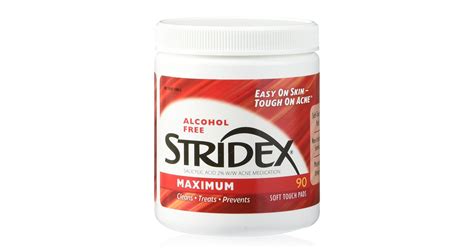 Stridex Acne Treatment Pads Drugstore Skin Care