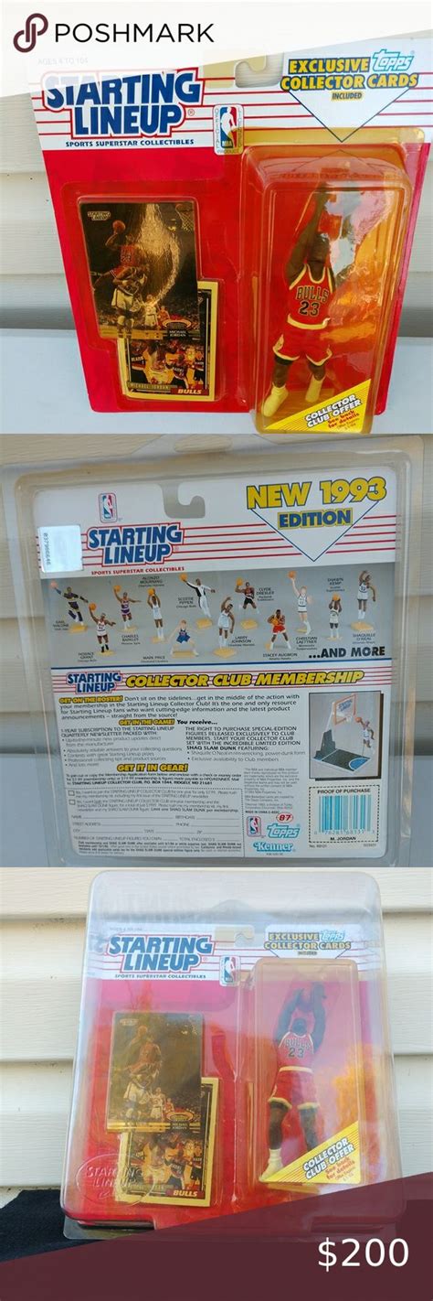 Michael Jordan Nba Kenner Starting Lineup Chicago Bulls With