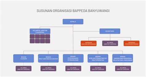 Struktur Organisasi Bappeda Banyuwangi