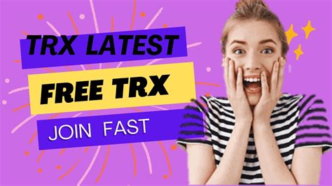 New Mining Platform Trx New App Tron Meet Trx Site 2023 Latest Trx