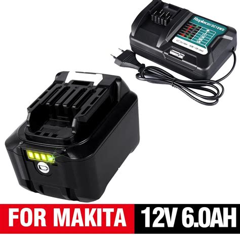 Bateria De I Es De L Tio Recarreg Vel Para Makita Carregador De