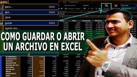 😱💾como Guardar Y Abrir Archivos De Excel [tipos De Formatos Y