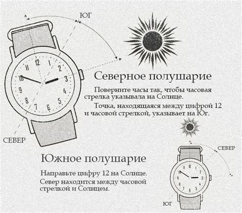 Как определить север и юг с помощью часов | Комплект для выживания ...