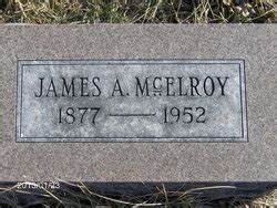 James Archibald Mcelroy M Morial Find A Grave