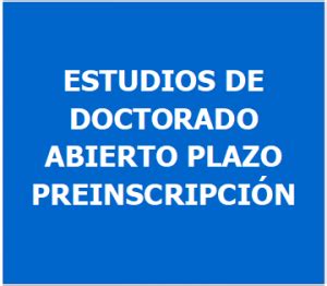 Servicio de Gestión de Estudios ESTÁ ABIERTO EL PLAZO DE