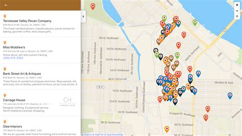 Interactive Map of Downtown Decatur, Alabama | Interactive Map