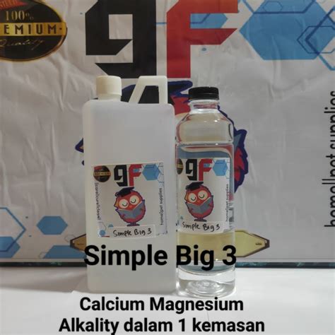 Jual Simple Big Dosing Big Aquarium Laut Calcium Magnesium Alkality