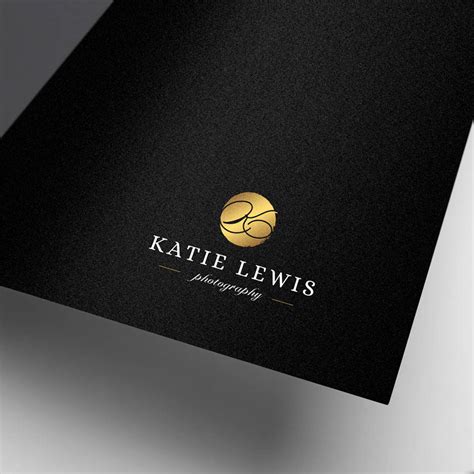 Gold Circle Logo, Photography Logo Kit, Mini Branding Kit, Makeup ...