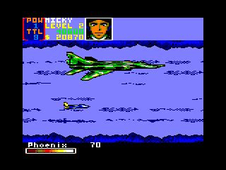 Screenshot Of U N Squadron Amstrad Cpc Mobygames