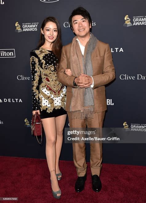 Gina Alice Redlinger and Lang Lang and Gina attend the Pre-GRAMMY... News Photo - Getty Images