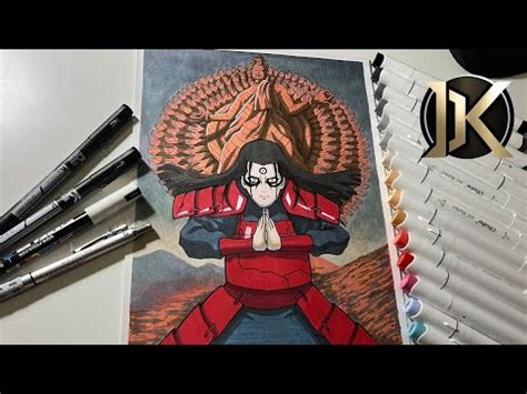 How To Draw Hashirama Senju DKArtsTV YouTube