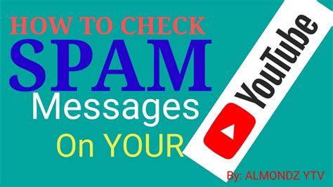 How To Check Spam Messages On Your Youtube Channel Youtube