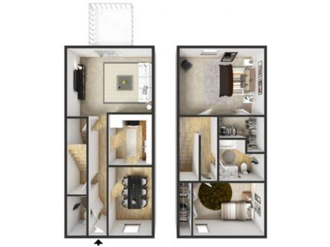 Floor Plans of Windridge Apartments in Grand Rapids, MI