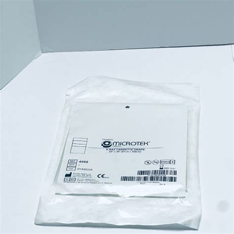 New Microtek 4955 X Ray Cassette Drape Disposables General For Sale